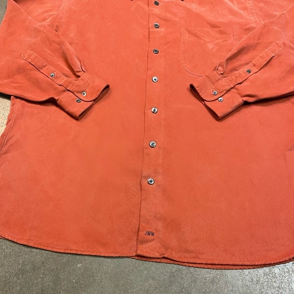 John W Nordstrom Lyocell Long Sleeve Button Up Casual Dress Shirt - Picture 5 of 9